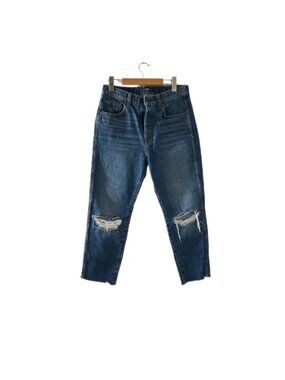 61. 7 For All Mankind Dark Blue Straight Jeans